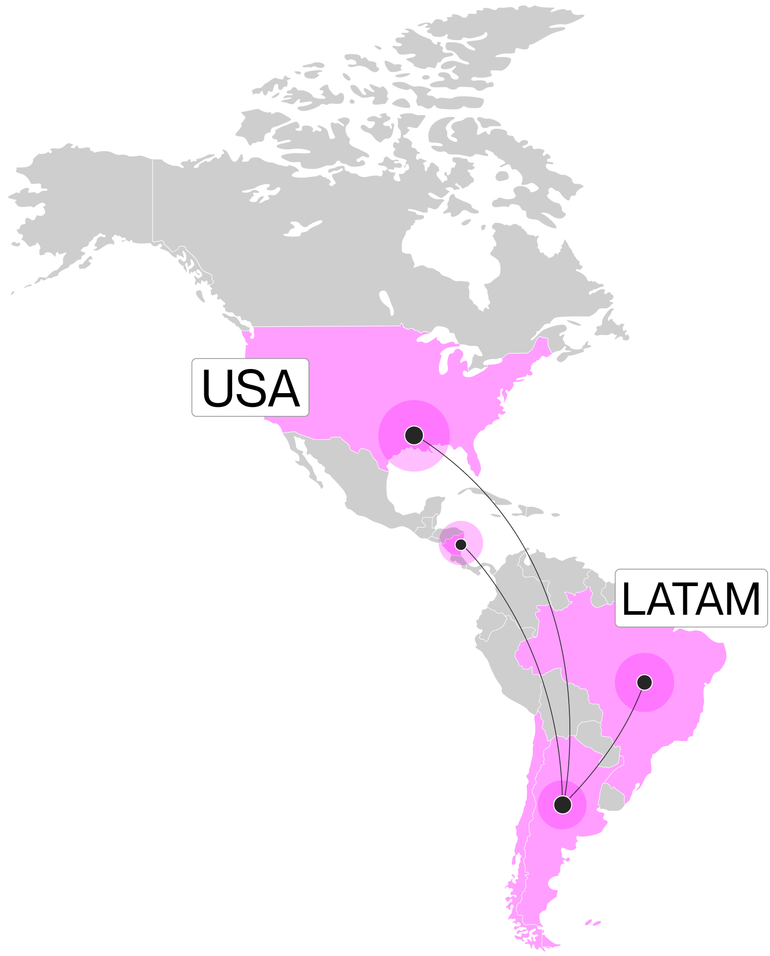 South America Map